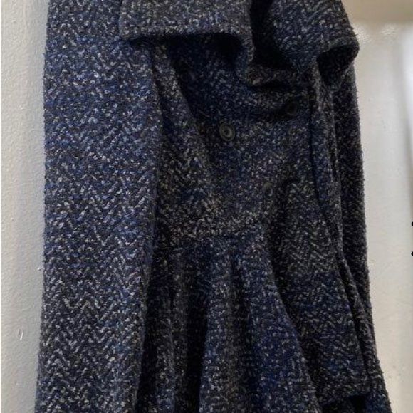 Free People Dark Blue Cowl Neck Sweater - Picture 5 of 8